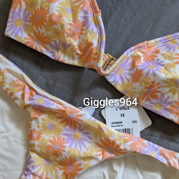 L*Space Helena Camacho Bikini Set Oopsie Daisy - Picture 2 of 5